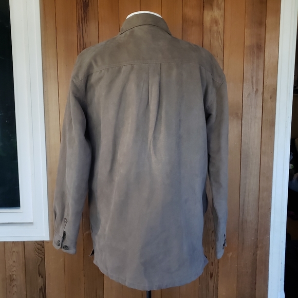 Covington Light Brown Polyester Button Up Jacket - Picture 4 of 9